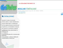 Tablet Screenshot of enteksreklam.com.tr